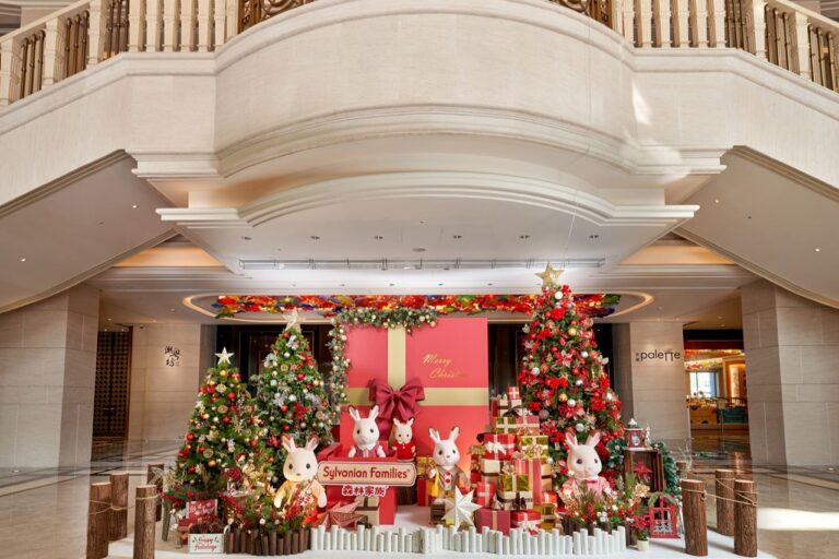 歡度溫馨聖誕節 日本「森林家族」現身台北美福大飯店