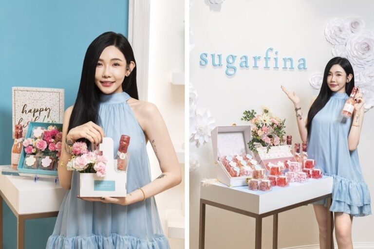 sugarfina歡慶母親節暨台北101旗艦店一週年！許允樂化身夢幻送禮女神推薦「玫瑰人生」限定系列